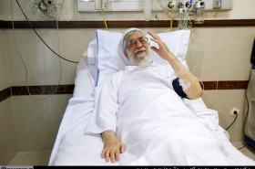 تصویر جدیدی از رهبر انقلاب در بیمارستان
