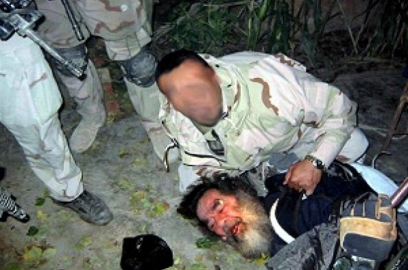 لحظه دستگیری صدام در بین مهمترین تصاویر تاریخ‌ساز جهان