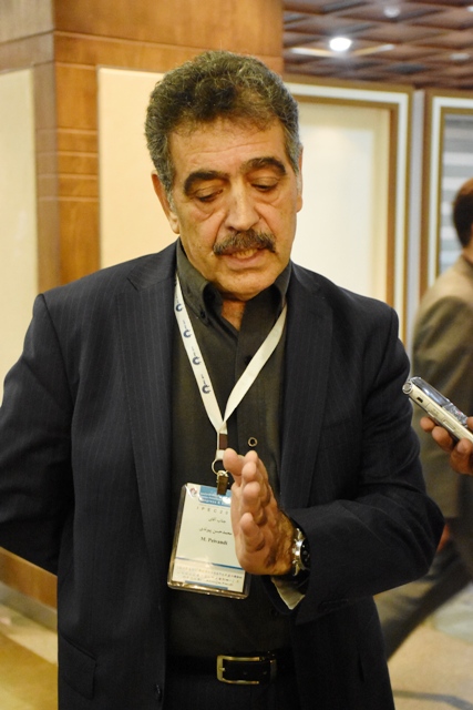 محمد حسن پیوندی؛ معاون شرکت ملی صنایع پتروشیمی در حاشیه کنگره نفت و نیرو