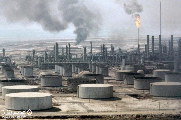 یکی از پالایشگاه های عربستان - عصر نفت