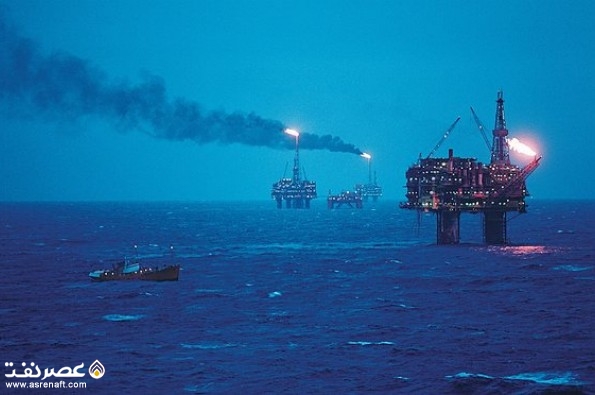 سکویی نفتی در دریای شمال - عصرنفت