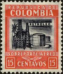 تمبر یادبود صنعت نفت کلمبیا