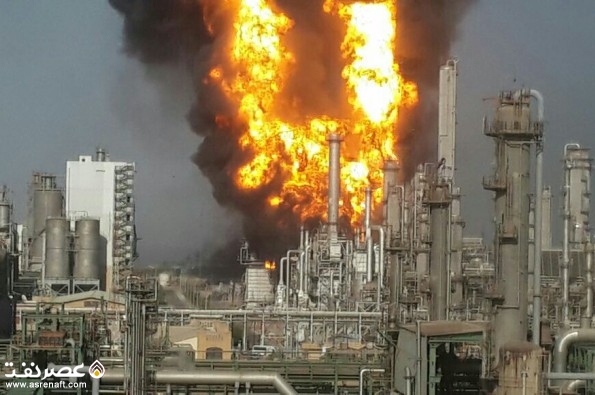 انفجار و آتش سوزی گسترده در پتروشیمی بوعلی سینا ماهشهر - عصر نفت