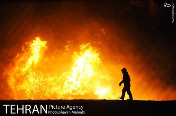 آتش سوزی پالایشگاه تهران - عصر نفت