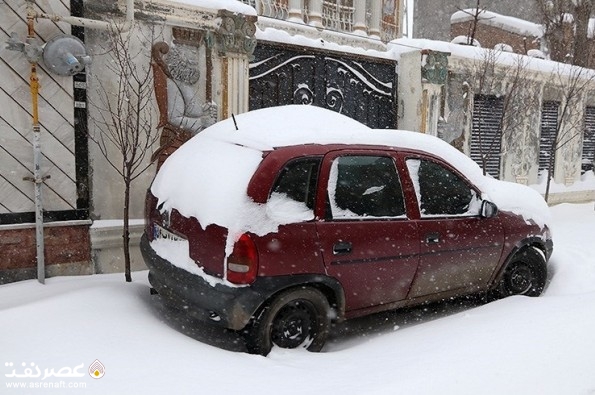 بارش برف در اردبیل - عصر نفت