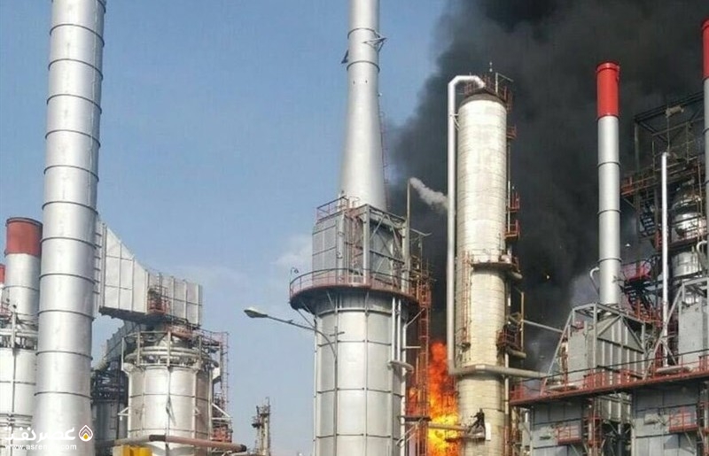 آتش سوزی در پالایشگاه تهران - عصر نفت