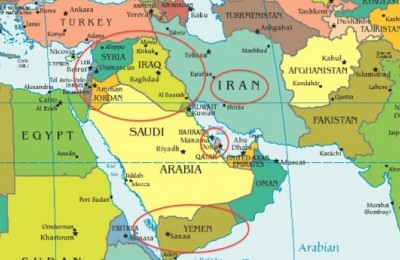 نقشه خاورمیانه - عصر نفت