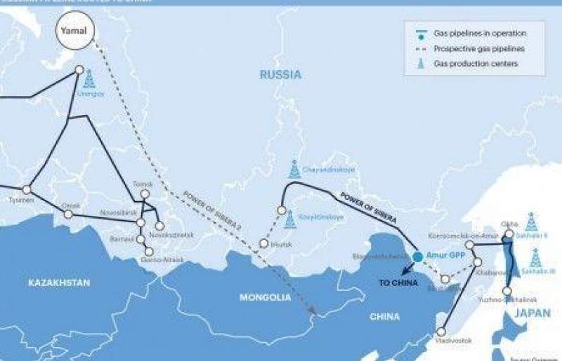 نفوذ عمیق‌تر روسیه به بازار گاز چین
