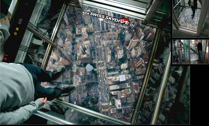 ترسناک ترین آسانسور در دنیا / عکس