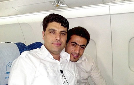 آخرین عکس یادگاری دو مهندس پرواز هواپیمای سقوط کرده تهران