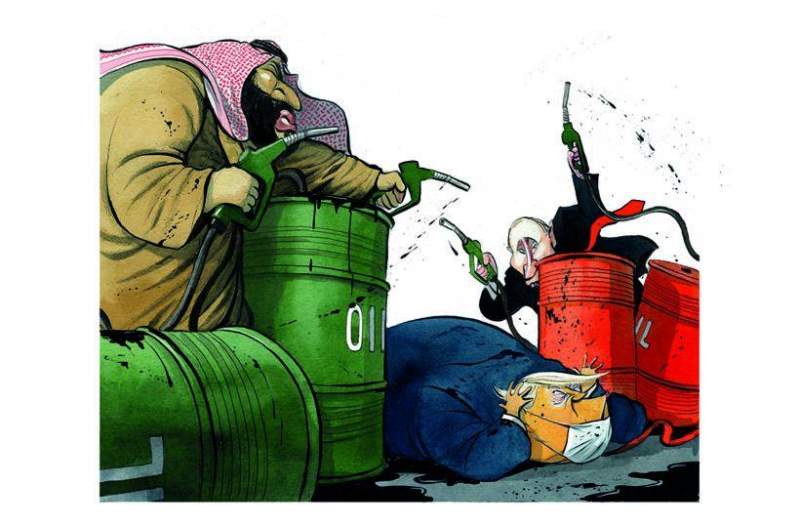 یک جنگ نفتی | کارتون