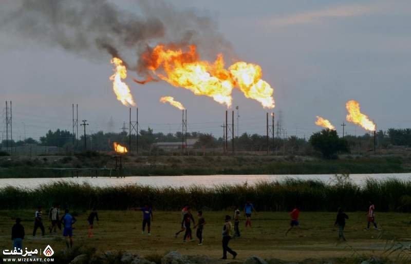 فلرینگ گاز در عراق | میز نفت