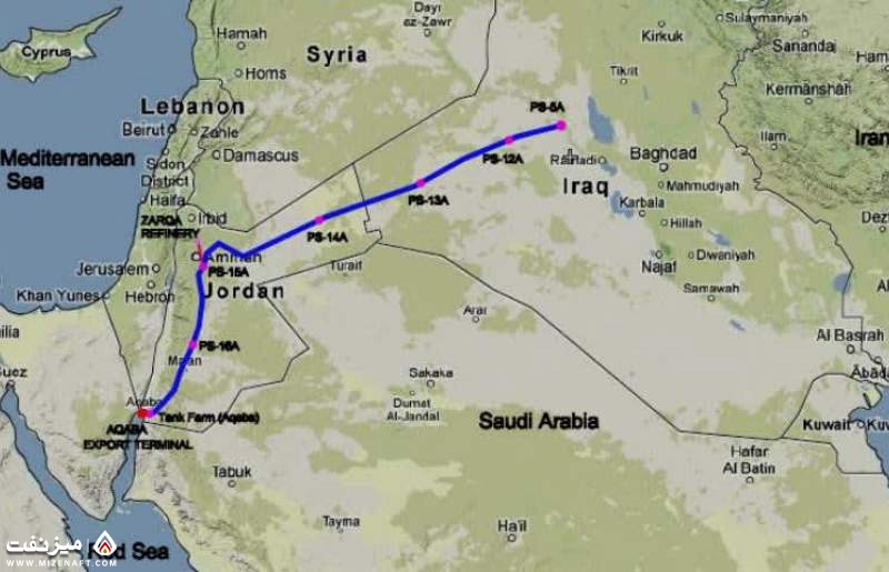 خط لوله نفتی عراق به ارزدن | میز نفت
