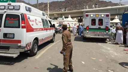 717حاجی در اثر ازدحام جمعیت در منا جان باختند