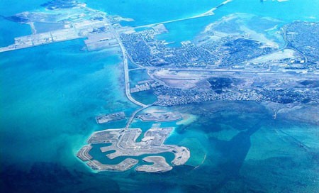 این جزایر مصنوعی ساخته دست بشر است+تصاویر